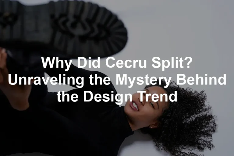 Featured image for Why Did Cecru Split? Unraveling the Mystery Behind the Design Trend