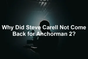 Featured image for Why Did Steve Carell Not Come Back for Anchorman 2?