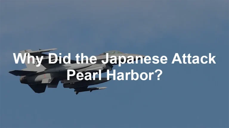 Featured image for Why Did the Japanese Attack Pearl Harbor?