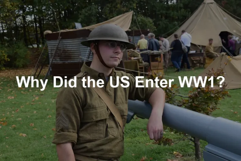 Featured image for Why Did the US Enter WW1?