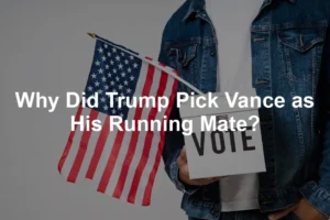 Featured image for Why Did Trump Pick Vance as His Running Mate?