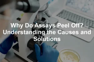 Featured image for Why Do Assays Peel Off? Understanding the Causes and Solutions