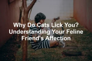 Featured image for Why Do Cats Lick You? Understanding Your Feline Friend's Affection