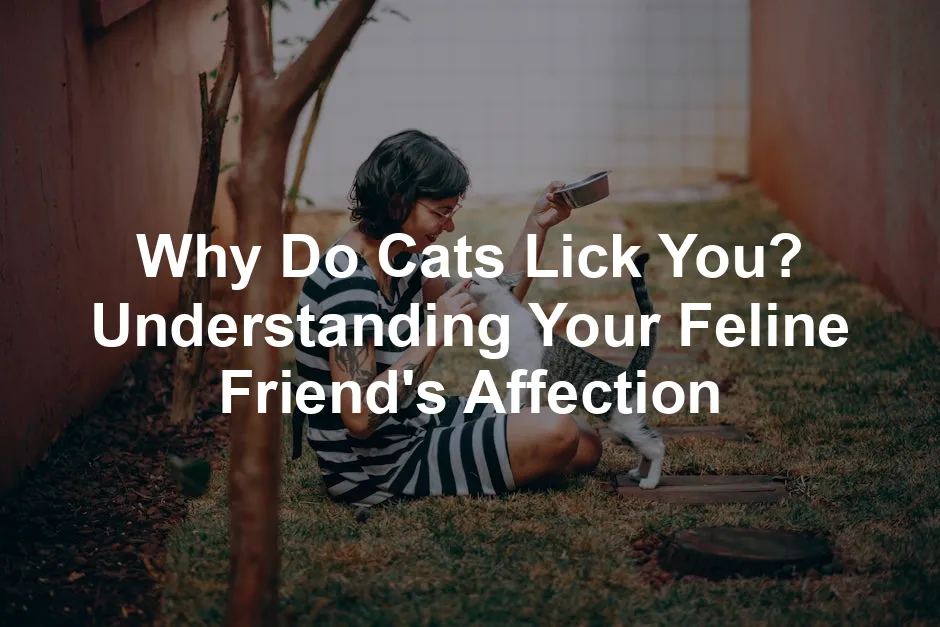 Featured image for Why Do Cats Lick You? Understanding Your Feline Friend's Affection