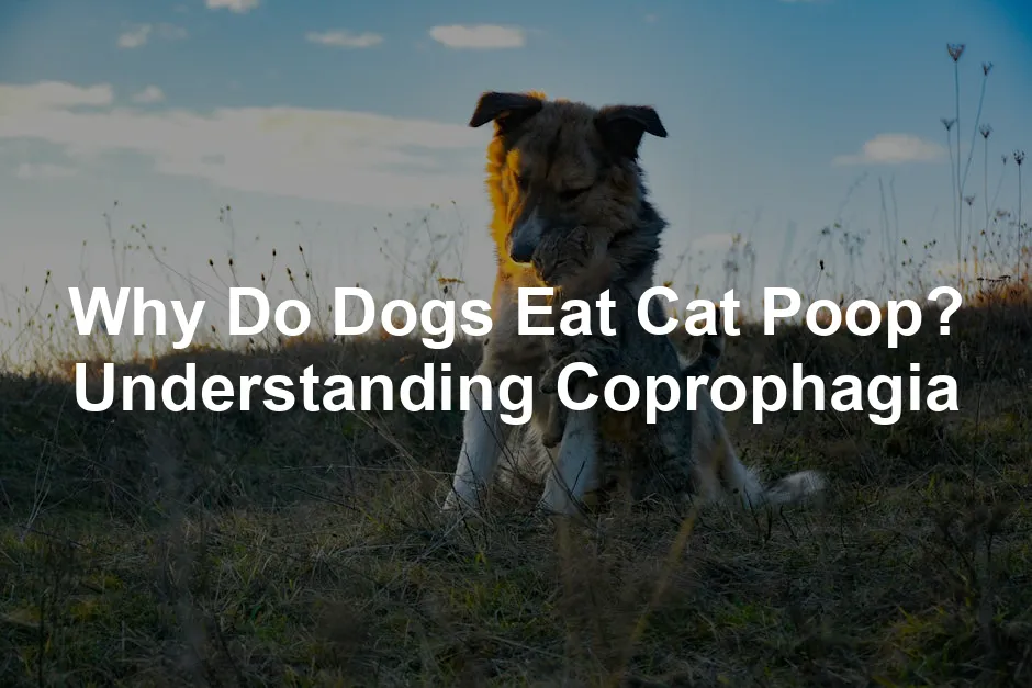 Featured image for Why Do Dogs Eat Cat Poop? Understanding Coprophagia