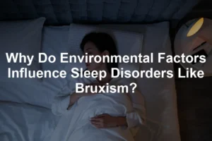 Featured image for Why Do Environmental Factors Influence Sleep Disorders Like Bruxism?