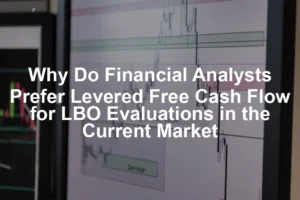 Featured image for Why Do Financial Analysts Prefer Levered Free Cash Flow for LBO Evaluations in the Current Market