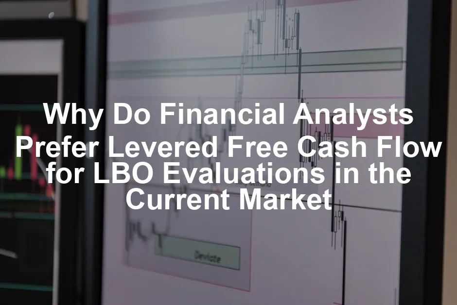 Featured image for Why Do Financial Analysts Prefer Levered Free Cash Flow for LBO Evaluations in the Current Market