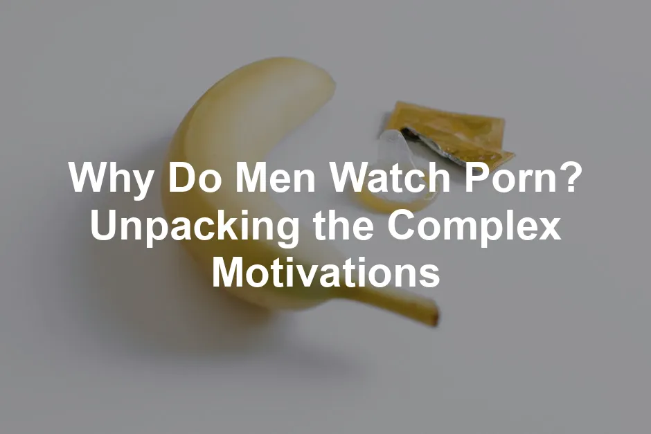 Featured image for Why Do Men Watch Porn? Unpacking the Complex Motivations