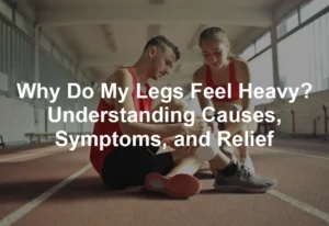 Featured image for Why Do My Legs Feel Heavy? Understanding Causes, Symptoms, and Relief