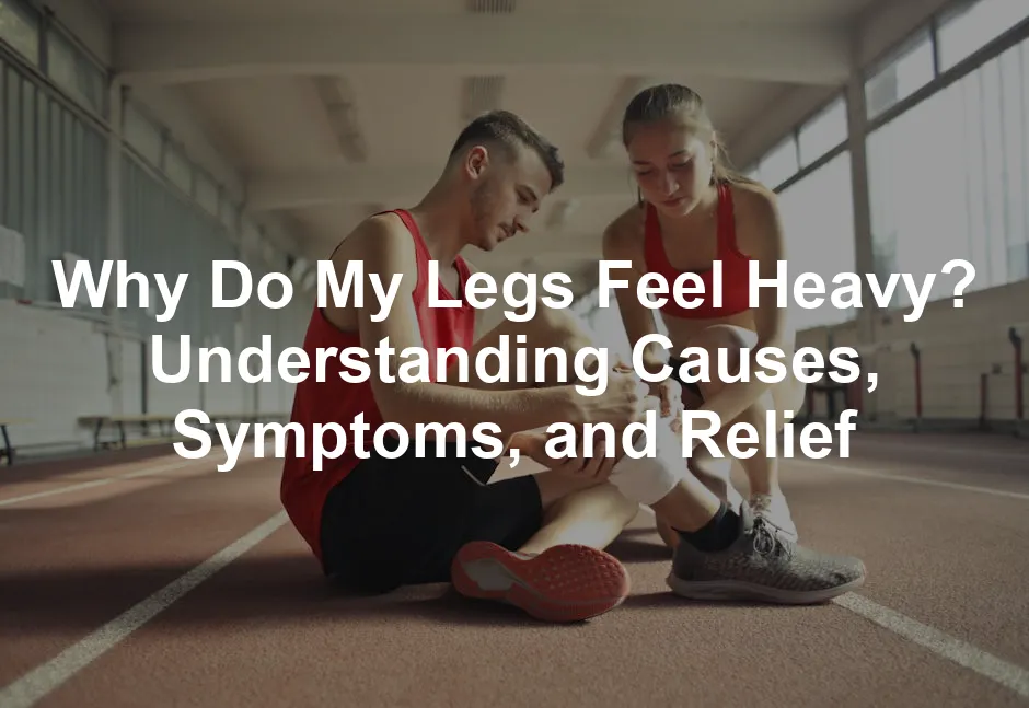 Featured image for Why Do My Legs Feel Heavy? Understanding Causes, Symptoms, and Relief