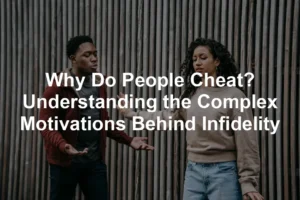 Featured image for Why Do People Cheat? Understanding the Complex Motivations Behind Infidelity