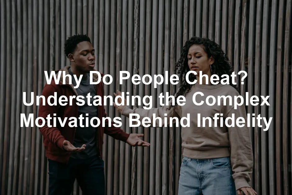 Featured image for Why Do People Cheat? Understanding the Complex Motivations Behind Infidelity