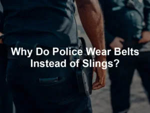 Featured image for Why Do Police Wear Belts Instead of Slings?