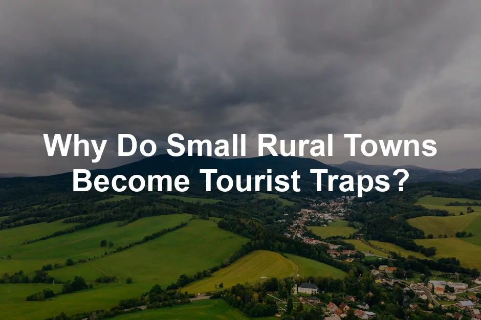 Featured image for Why Do Small Rural Towns Become Tourist Traps?