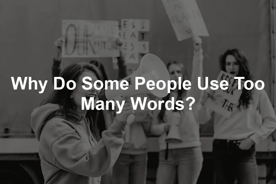 Featured image for Why Do Some People Use Too Many Words?