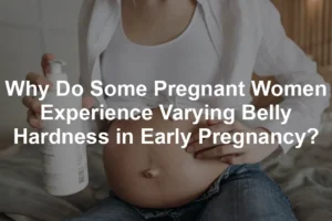 Featured image for Why Do Some Pregnant Women Experience Varying Belly Hardness in Early Pregnancy?