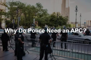 Featured image for Why Do Police Need an APC?