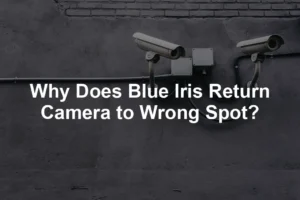 Featured image for Why Does Blue Iris Return Camera to Wrong Spot?