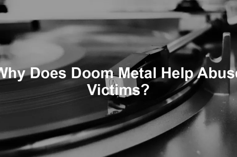 Featured image for Why Does Doom Metal Help Abuse Victims?