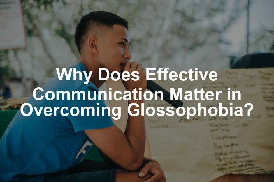 Featured image for Why Does Effective Communication Matter in Overcoming Glossophobia?