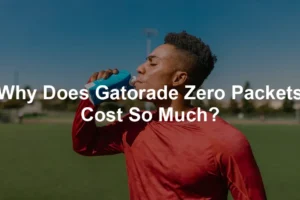 Featured image for Why Does Gatorade Zero Packets Cost So Much?