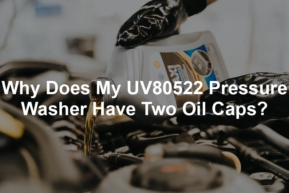 Featured image for Why Does My UV80522 Pressure Washer Have Two Oil Caps?