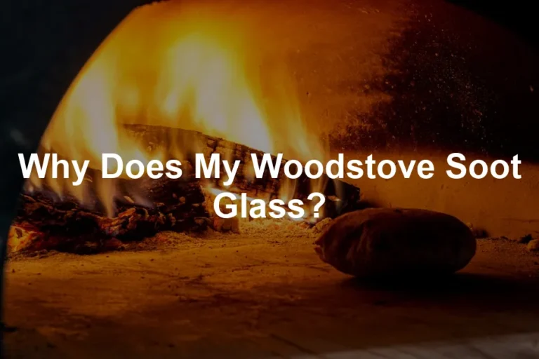 Featured image for Why Does My Woodstove Soot Glass?