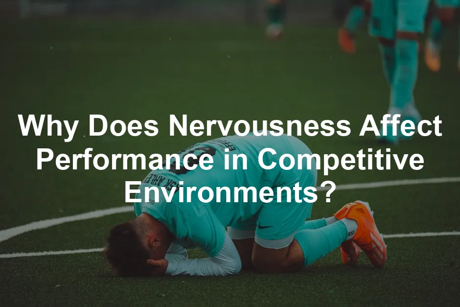 Featured image for Why Does Nervousness Affect Performance in Competitive Environments?