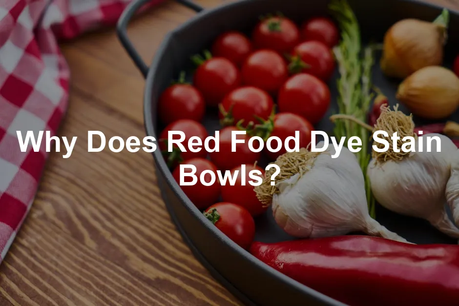 Featured image for Why Does Red Food Dye Stain Bowls?