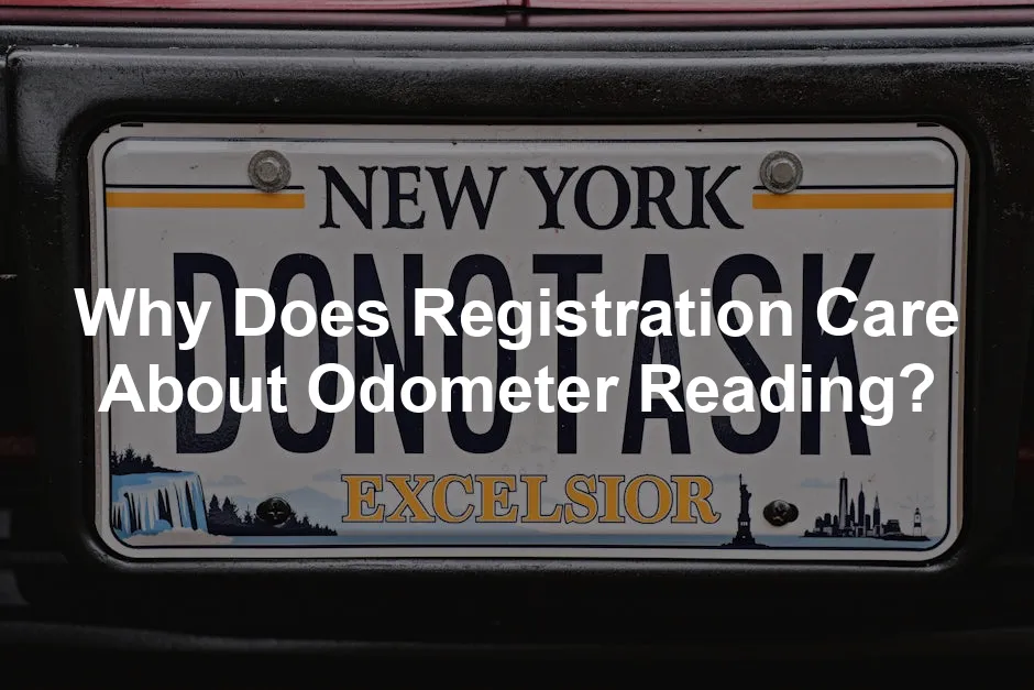 Featured image for Why Does Registration Care About Odometer Reading?