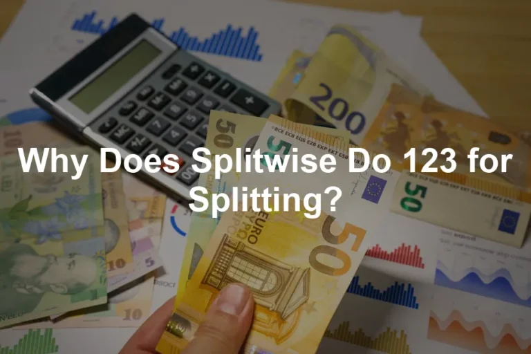 Featured image for Why Does Splitwise Do 123 for Splitting?