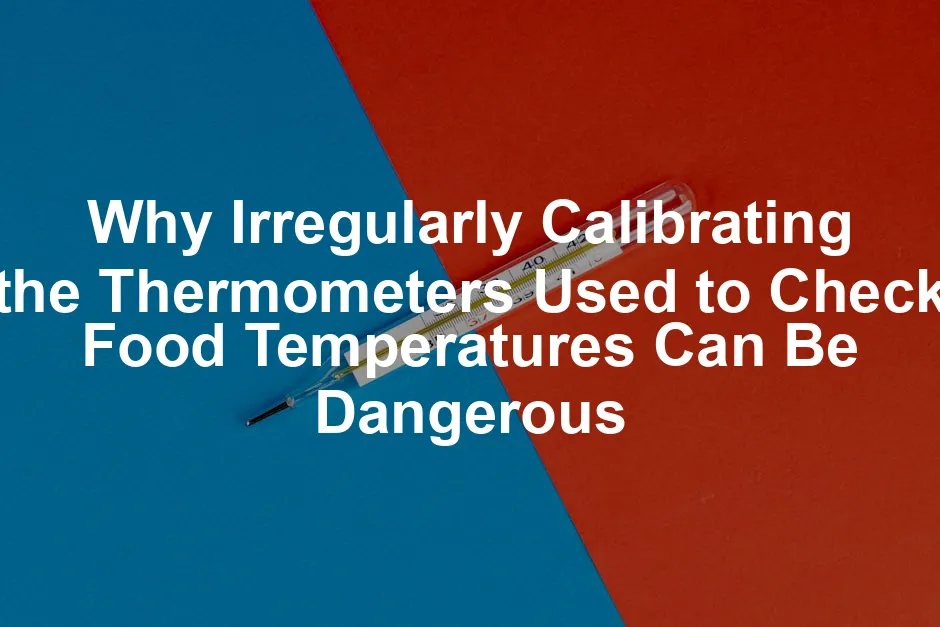 Featured image for Why Irregularly Calibrating the Thermometers Used to Check Food Temperatures Can Be Dangerous