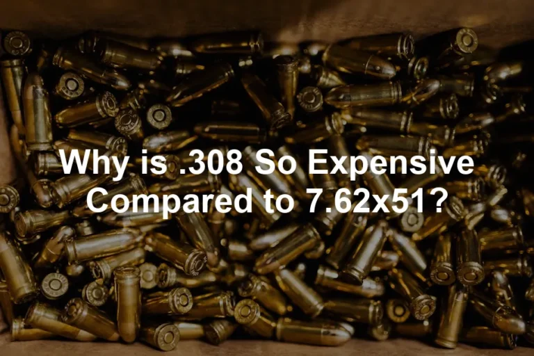 Featured image for Why is .308 So Expensive Compared to 7.62x51?