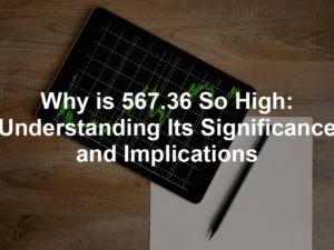Featured image for Why is 567.36 So High: Understanding Its Significance and Implications