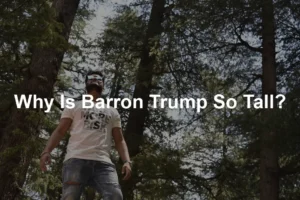 Featured image for Why Is Barron Trump So Tall?