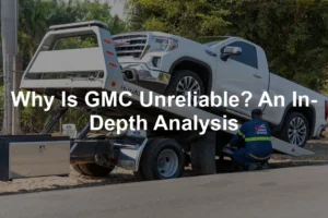 Featured image for Why Is GMC Unreliable? An In-Depth Analysis