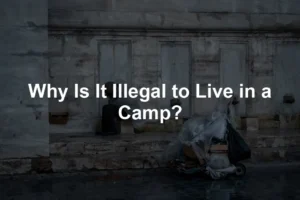 Featured image for Why Is It Illegal to Live in a Camp?