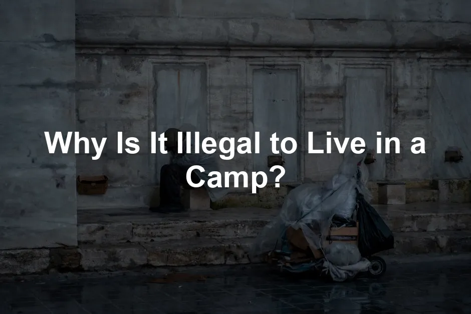 Featured image for Why Is It Illegal to Live in a Camp?