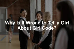 Featured image for Why Is It Wrong to Tell a Girl About Girl Code?