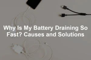 Featured image for Why Is My Battery Draining So Fast? Causes and Solutions