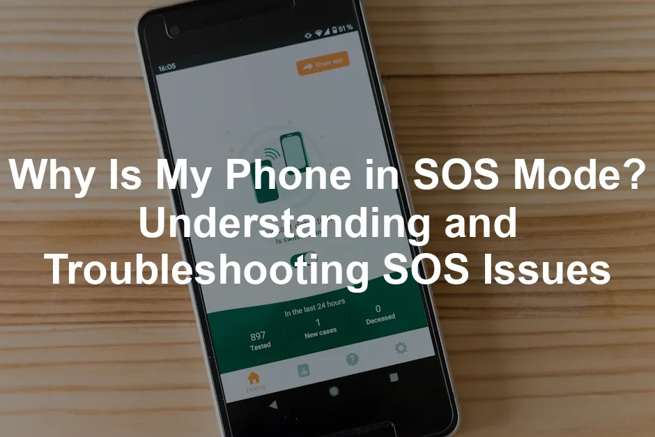 Featured image for Why Is My Phone in SOS Mode? Understanding and Troubleshooting SOS Issues