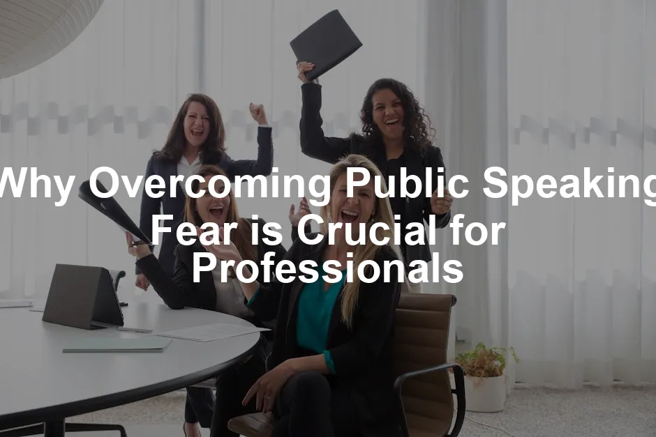 Featured image for Why Overcoming Public Speaking Fear is Crucial for Professionals