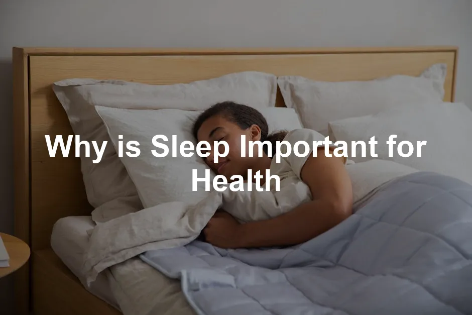 Featured image for Why is Sleep Important for Health