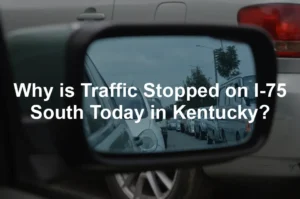 Featured image for Why is Traffic Stopped on I-75 South Today in Kentucky?