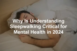 Featured image for Why Is Understanding Sleepwalking Critical for Mental Health in 2024
