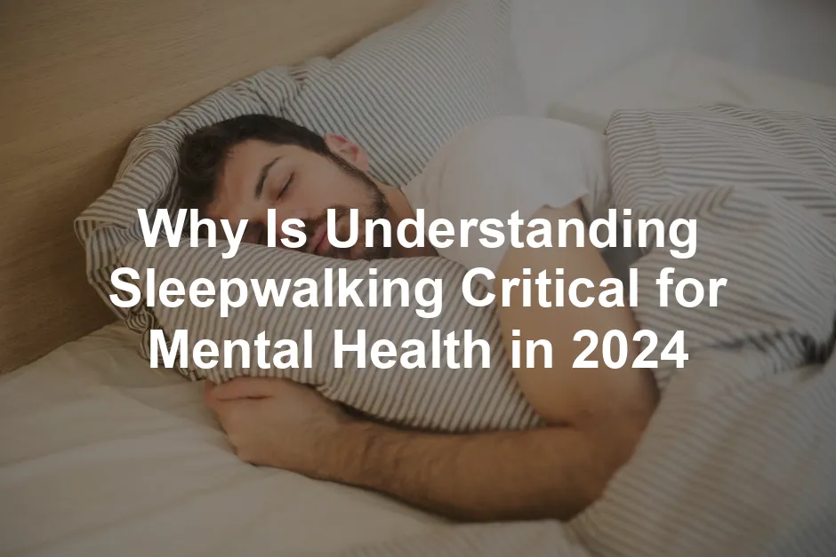 Featured image for Why Is Understanding Sleepwalking Critical for Mental Health in 2024