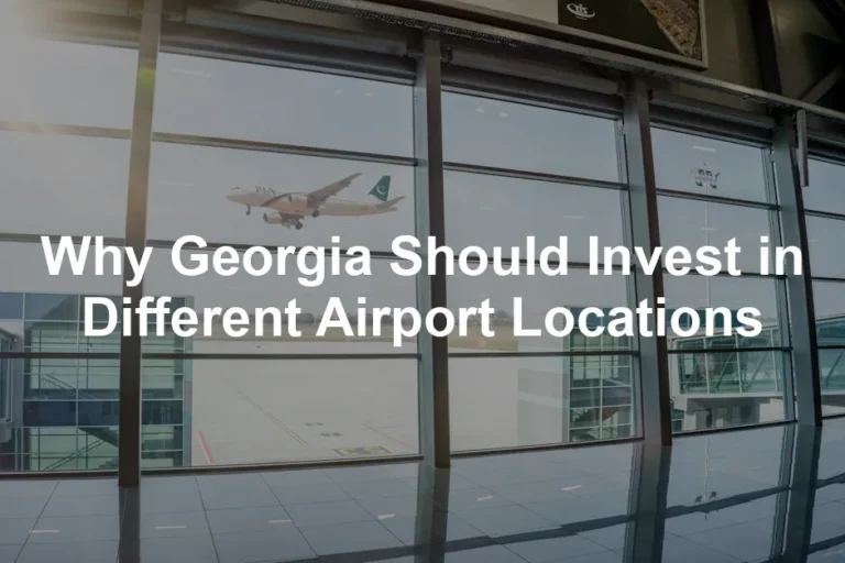 Featured image for Why Georgia Should Invest in Different Airport Locations