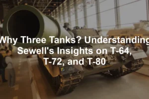 Featured image for Why Three Tanks? Understanding Sewell's Insights on T-64, T-72, and T-80