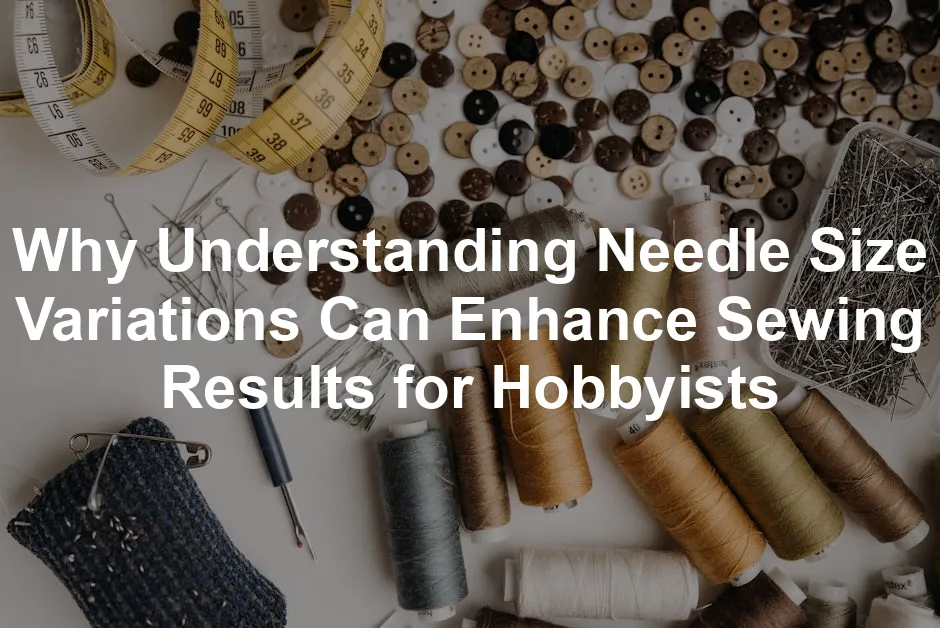 Featured image for Why Understanding Needle Size Variations Can Enhance Sewing Results for Hobbyists